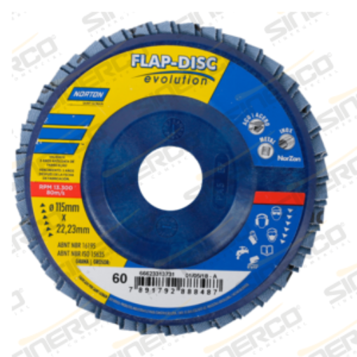 Imagen de DISCO LAMINADO T29 AZUL R822 4-1/2X7/8 P40