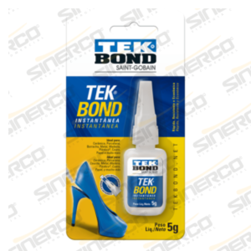 Imagen de ADHESIVO INSTANTÁNEO  TEKBOND INSTANTÁNEA 5G TUBO BLISTER