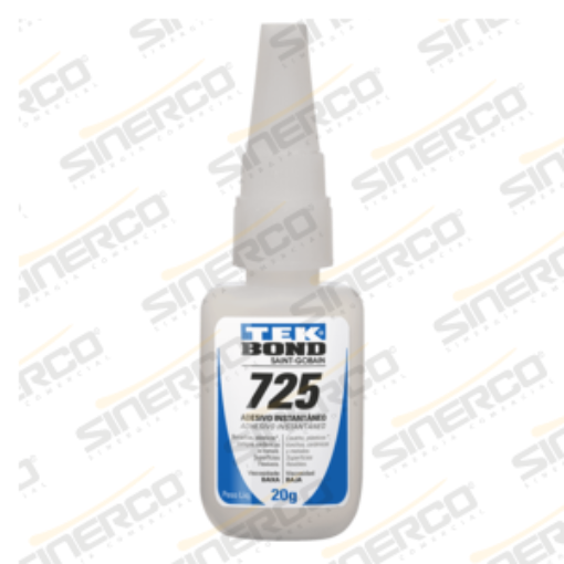 Imagen de ADHESIVO INSTANTÁNEO 725 TEKBOND 20G TUBO APLICADOR A
