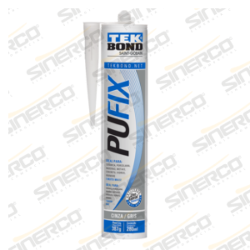 Imagen de SELLADOR POLIURETANO PUFIX TEKBOND 387/280G/ML CARTUCHO GRIS