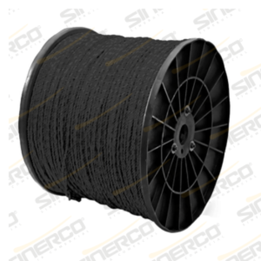Imagen de CABLE POLIPROPILENO 06MM.-1/4" NEGRO KG