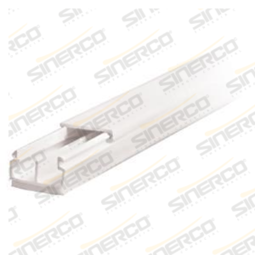 Imagen de CANAL 20X10 2.00 ML C/ADHESIVO 2 VIAS PAQ C/40PZAS