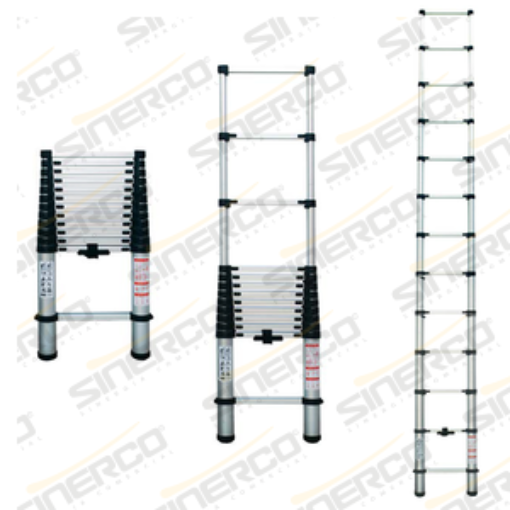 Imagen de ESCALERA DE ALUMINIO TELESCOPICA 3.80M 30380A