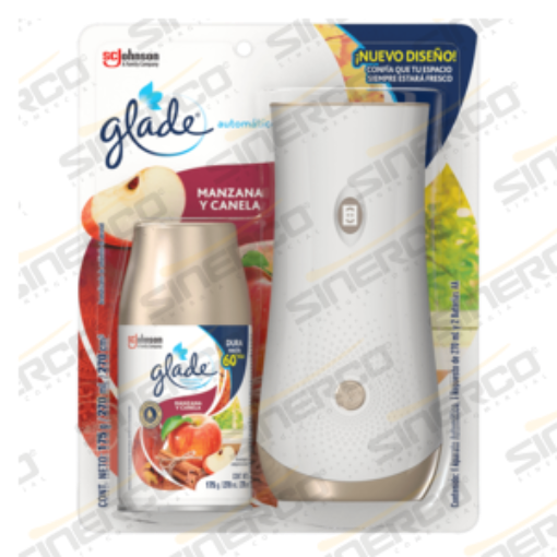 Imagen de GLADE APARATO AUT. 175G BLISTER MANZANA CANELA