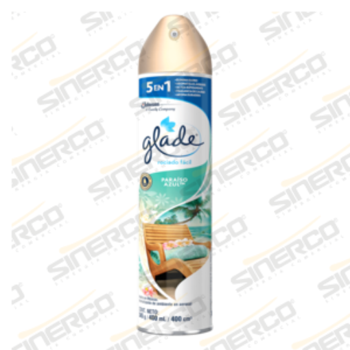 Imagen de GLADE AEROSOL 345G/ 400ML PARAISO AZUL