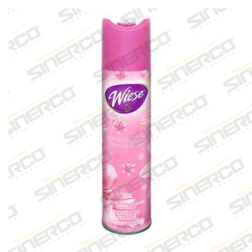 Imagen de WIESE   AROMATIZANTE EN AEROSOL  WIESE 323G / 400ML CODIGO DE BARRAS 7501821511087 AROMA PARAÍSO FLORAL      