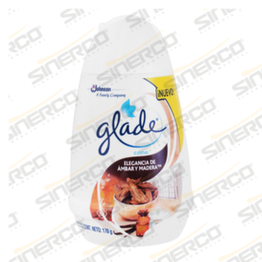 Imagen de GLADE CONO EN GEL 170G ELEG AMBR Y MADERA