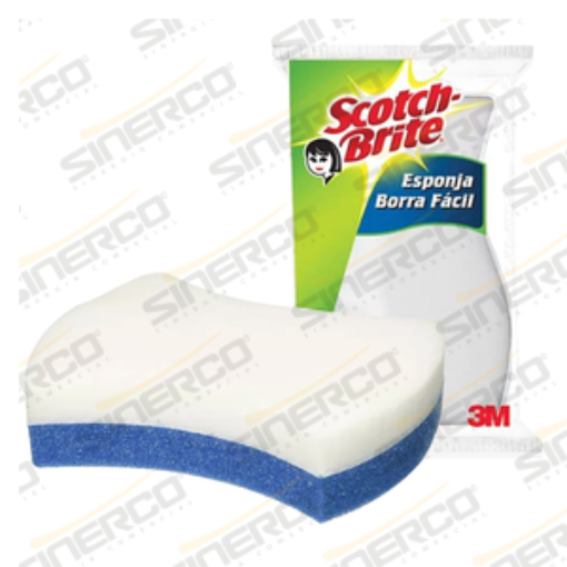 Imagen de ESPONJA BORRA FÁCIL SCOTCH-BRITE ERGONÓMICA  71 X 114 MM