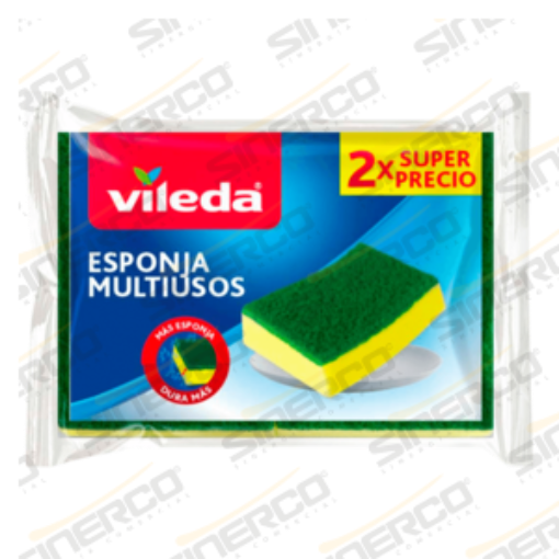 Imagen de FIBRA 2 PACK VILEDA ESPONJA STYLE