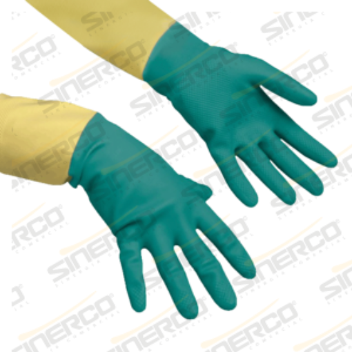 Imagen de VILEDA PRO GUANTES SUPERFUERTE TRICAPA MED 7.5-8