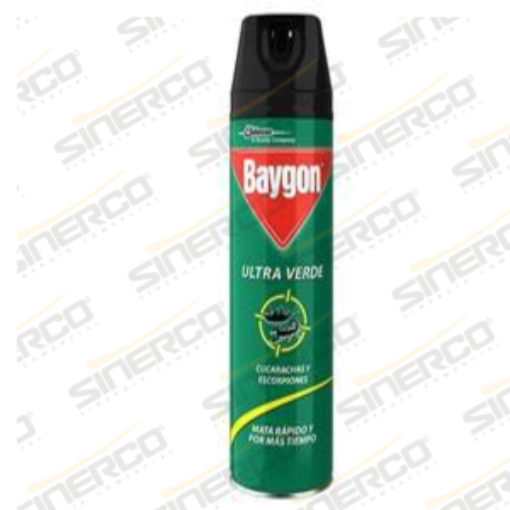Imagen de INSECTICIDA BAYGON ULTRA VERDE AEROSOL 250ML