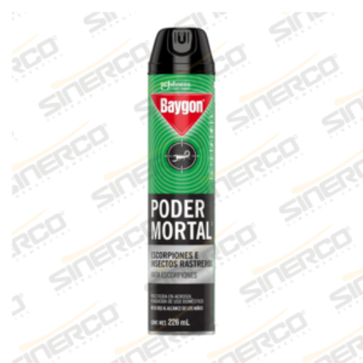 Imagen de INSECTICIDA BAYGON PODER MORTAL AEROSOL 226ML