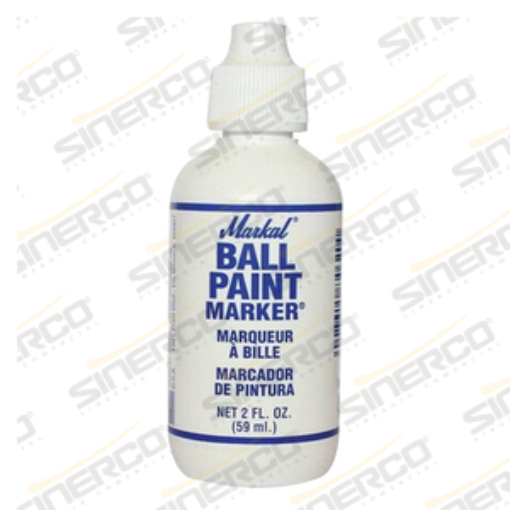 Imagen de MARCADOR BLANCO BALL PAINT MARKER MARKAL